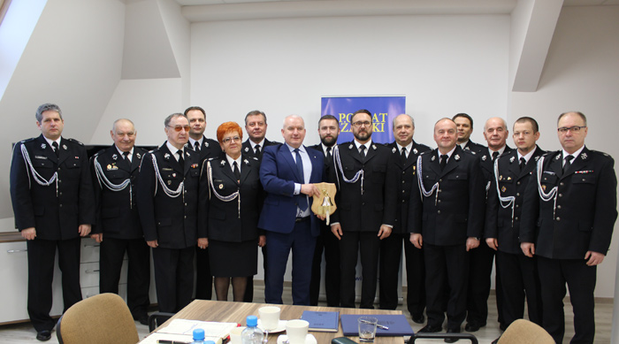 Ilustracja do informacji: Posiedzenie Zarządu i Komisji Rewizyjnej Oddziału Powiatowego Związku Ochotniczych Straży Pożarnej RP w Żarach