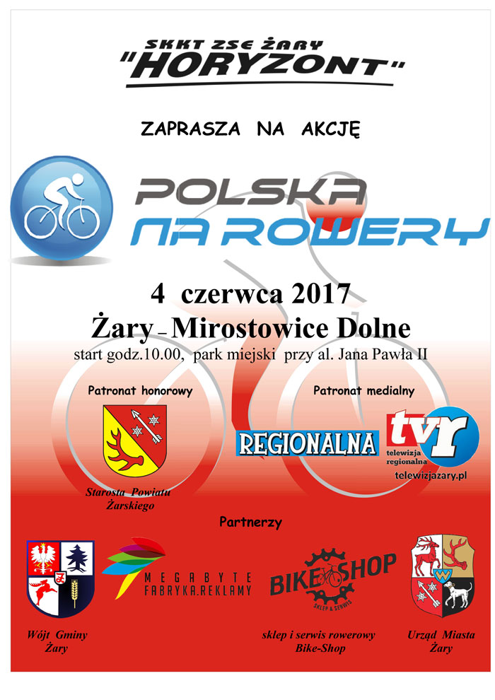 Ilustracja do informacji: Polska na rowery