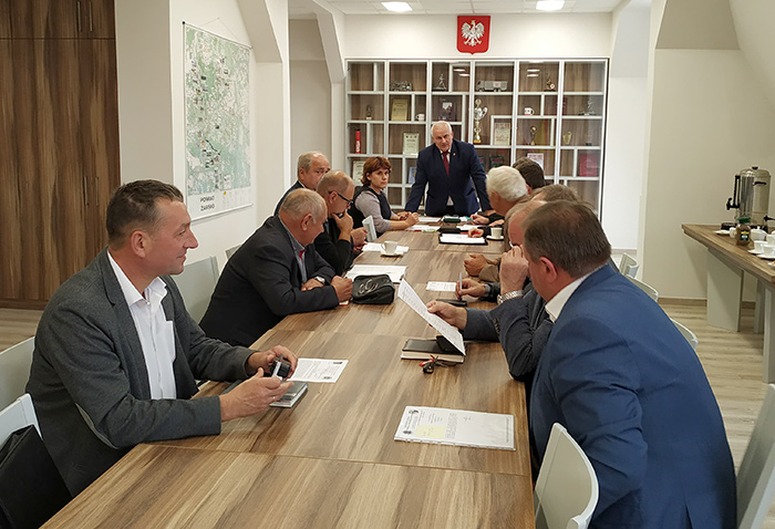 Ilustracja do informacji: Posiedzenie Zarządu i Komisji Rewizyjnej Oddziału Powiatowego ZOSP w Żarach