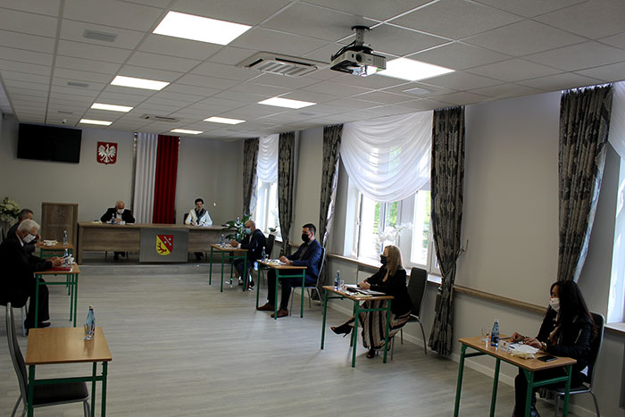 Ilustracja do informacji: Posiedzenie Zarządu Powiatu Żarskiego